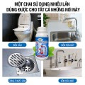 Bột thông cống thông tắc bồn cầu, bồn rửa bát siêu nhanh