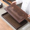 Bàn trà tre tự nhiên cao cấp có khay thoát nước tự động BA710, Loại 30x18x3.8cm