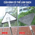 Cây lau cửa kính, lau trần, tường nhà hình tam giác 3 trong 1 tiện lợi BA718