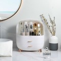 Kệ đựng mỹ phẩm để bàn thông minh cao cấp 3 ngăn, Màu trắng