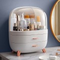 Kệ đựng mỹ phẩm để bàn thông minh cao cấp 3 ngăn, Màu trắng