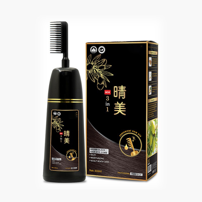 Lược nhuộm phủ bạc thảo dược 350ml