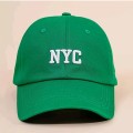 Mũ lưỡi trai thời trang thêu chữ NYC cao cấp, Màu đen 