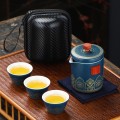 Bộ ấm trà du lịch cao cấp Liên Đài Các 