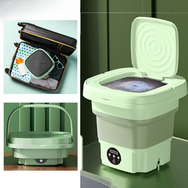 Máy giặt mini gấp gọn vặt khô khử khuẩn công nghệ mới