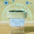 Máy giặt mini gấp gọn vặt khô khử khuẩn công nghệ mới 