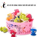 Bộ đồ chơi câu cá điện cho trẻ em 8 cần, 45 chi tiết cao cấp