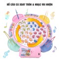Bộ đồ chơi câu cá điện cho trẻ em 8 cần, 45 chi tiết cao cấp