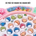 Bộ đồ chơi câu cá điện cho trẻ em 8 cần, 45 chi tiết cao cấp