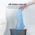 Set 50 miếng giấy lót bồn cầu tự phân hủy nhỏ gọn tiện dụng