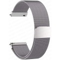 Dây đeo đồng hồ thông minh khoá nam châm thời trang, Màu bạc - Dây đeo đồng hồ 20mm