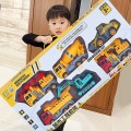 Bộ 6 loại xe ô tô công trình đồ chơi cỡ lớn cho bé