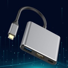 Cáp chuyển đổi từ Type - C sang HDMI cho macbook laptop điện thoại BA727