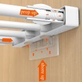 Miếng dán chốt đỡ kệ chữ L cao cấp treo tường không khoan móc, giá đỡ tủ, kê ván, chia ngăn, siêu dính, Dán kệ đơn 6x6cm