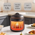Nồi cơm điện mini đa năng chống dính dung tích 1.2L BA732
