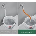 Ống nối vòi nước xoay 360 độ đa năng, Loại dây 20cm + đầu nối