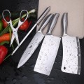 Bộ dao 6 món cao cấp kèm khay nhà bếp tiện dụng BA739