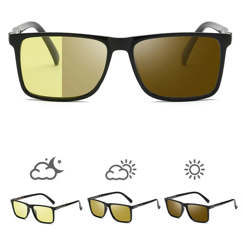 Kính chống lóa ô tô ngày và đêm đổi màu phân cực