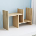 Kệ sách gỗ để bàn lắp ghép thông minh N249