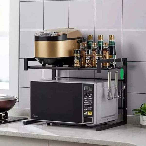 Kệ để lò vi sóng, lò nướng 2 tầng co giãn thông minh E140