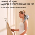 Máy massage cổ vai gáy hồng ngoại 6D chườm nóng giảm đau mỏi BA756