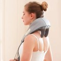 Máy massage cổ vai gáy hồng ngoại 6D chườm nóng giảm đau mỏi BA756