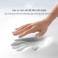 Gối massage cổ vai gáy ruột cao su non giảm đau mỏi BA775, Màu đen 