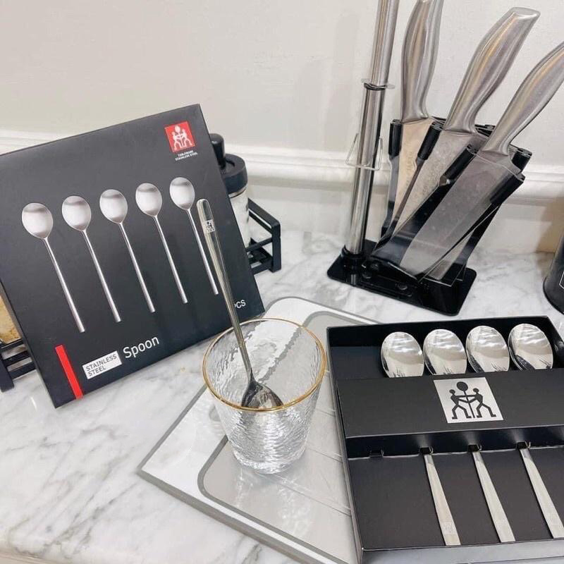 Bộ 5 thìa Zwilling cán dài full box cao cấp BA759