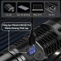Đèn pin mini siêu sáng chiếu xa chống nước cao cấp BA777, Pin18650 1200mah