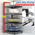 Kệ giá để xoong nồi chảo 4 tầng Kalpen chất liệu thép cao cấp BA760