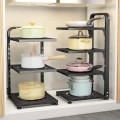 Kệ giá để xoong nồi chảo 4 tầng Kalpen chất liệu thép cao cấp BA760