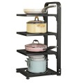 Kệ giá để xoong nồi chảo 4 tầng Kalpen chất liệu thép cao cấp BA760