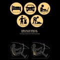Gối massage tựa lưng cho ô tô giảm đau mỏi khi lái xe BA737