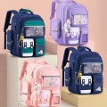 Balo chống gù giảm gánh nặng dung tích lớn cao cấp BA779, Màu xanh lá - Nhỏ: 38 * 26 * 18cm (cho 1-2 lớp)