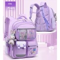 Balo chống gù giảm gánh nặng dung tích lớn cao cấp BA779, Màu xanh lá - Nhỏ: 38 * 26 * 18cm (cho 1-2 lớp)