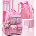 Balo chống gù giảm gánh nặng dung tích lớn cao cấp BA779, Màu xanh lá - Nhỏ: 38 * 26 * 18cm (cho 1-2 lớp)