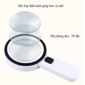 Kính lúp 30X cầm tay tích hợp 12 đèn led siêu sáng BA769
