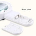 Kính lúp 30X cầm tay tích hợp 12 đèn led siêu sáng BA769