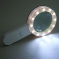 Kính lúp 30X cầm tay tích hợp 12 đèn led siêu sáng BA769