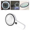 Kính lúp 30X cầm tay tích hợp 12 đèn led siêu sáng BA769