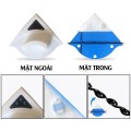 Bộ lau kính nam châm 2 mặt nhỏ gọn tặng kèm bông lau cao cấp BA770, Kính dày từ 3 - 8 mm