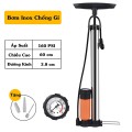 Bơm xe máy, xe đạp có đồng hồ đo áp suất cao cấp BA784