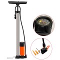 Bơm xe máy, xe đạp có đồng hồ đo áp suất cao cấp BA784