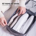 Túi đựng giày dép du lịch 3 ngăn, chống nước, chống bụi bẩn BA796