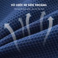 Gối tựa lưng văn phòng chất liệu cao su non cao cấp BA753, Màu đen 