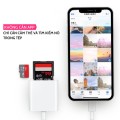 Đầu đọc thẻ cho Iphone, Ipad hỗ trợ SD, MicroSD BA754