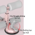 Dụng cụ hỗ trợ tập cơ bụng tại nhà phiên bản năng cấp Topbody BA827, Màu trắng hồng