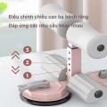 Dụng cụ hỗ trợ tập cơ bụng tại nhà phiên bản năng cấp Topbody BA827, Màu trắng hồng