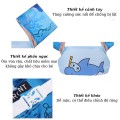 Áo phao an toàn cho bé Baby Sun chống lật toàn thân BA829, Áo phao hoạ tiết ngựa hồng