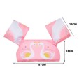 Áo phao an toàn cho bé Baby Sun chống lật toàn thân BA829, Áo phao hoạ tiết ngựa hồng